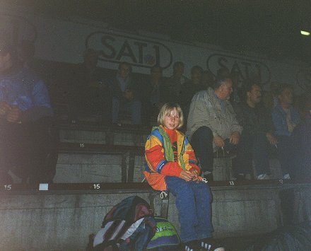 Sandra in the nosebleeds