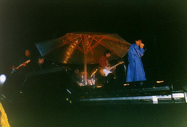 Mick playing harp
