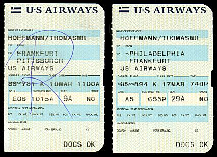 Boarding passes