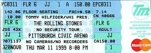 Pittsburgh ticket